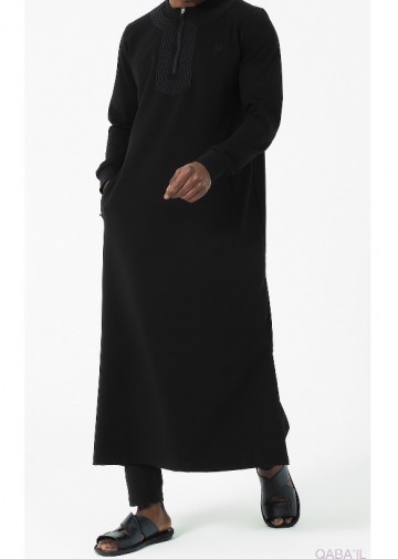 Jogging qamis amwaj zwart