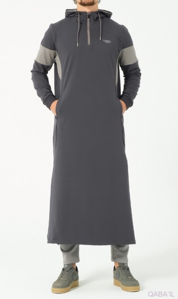 Jogging qamis unik antraciet van qabail 4