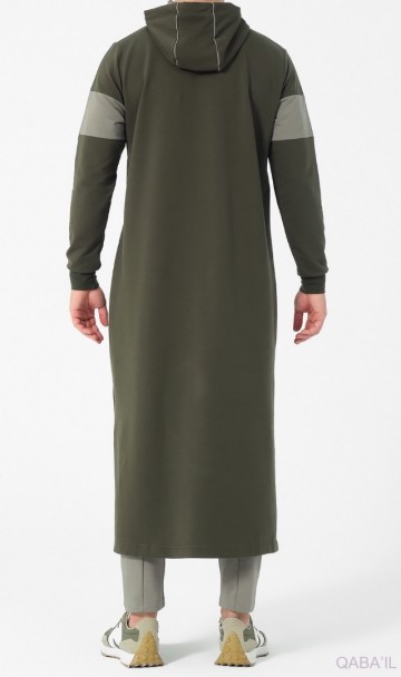 Jogging qamis unik groen 4