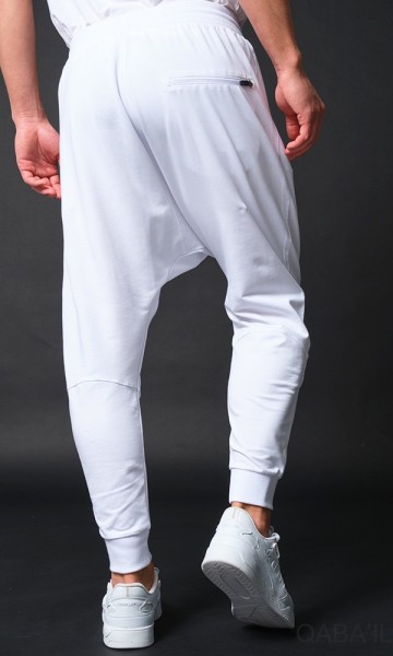 Joggingbroek athletik wit van qabail 3
