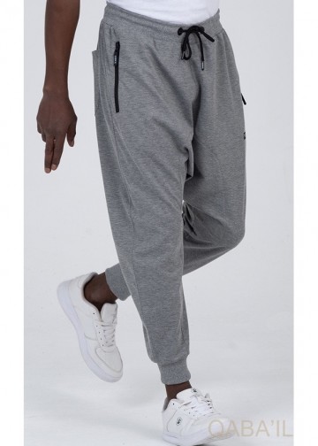 Joggingbroek grijs onyx van qabail