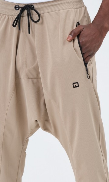 Joggingbroek leger beige van qabail 5