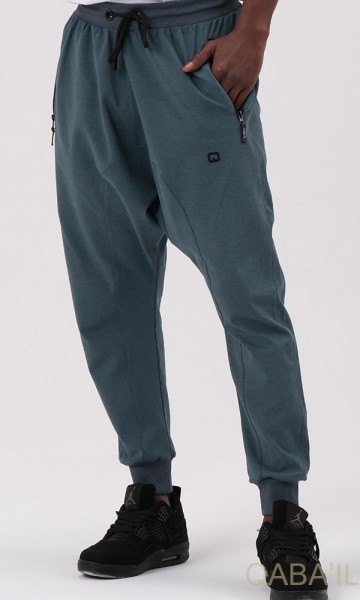 Joggingbroek petrol onyx van qabail 2