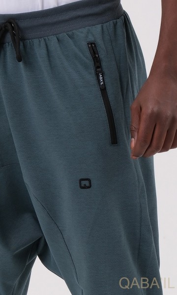 Joggingbroek petrol onyx van qabail 4