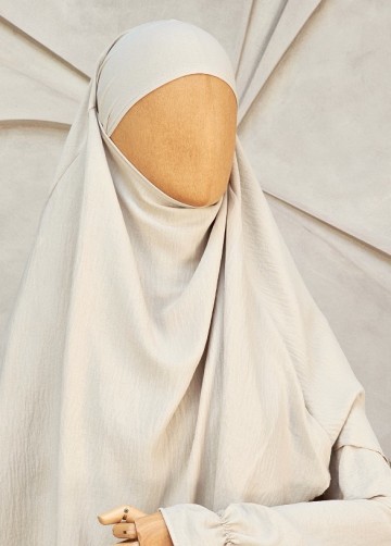 Khimar set safae creme 3