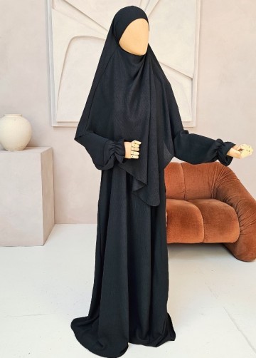 Khimar set safae zwart 2