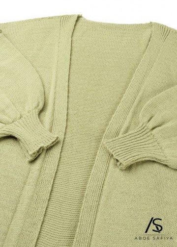 Kimono vest amira pistache 2