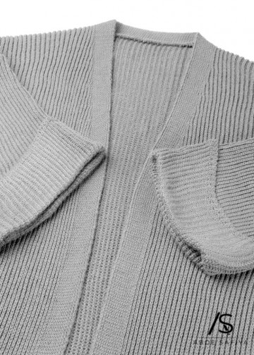 Kimono vest sekinah grijs 2