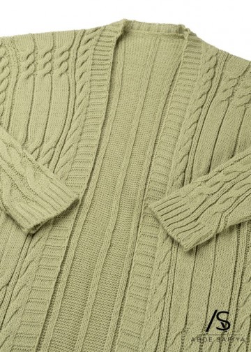 Kimono vest yasmina pistache 2