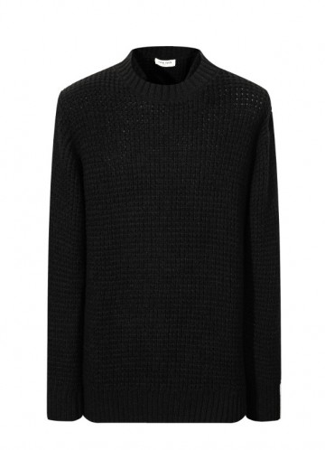 Knitted sweater zwart van frilivin