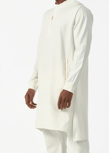 Kurta subtle ekru van qabail