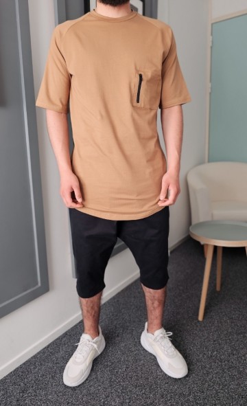 Lang t shirt technical camel van qawy 2