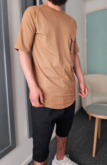 Lang t shirt technical camel van qawy 4