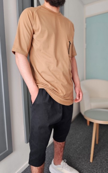 Lang t shirt technical camel van qawy 6