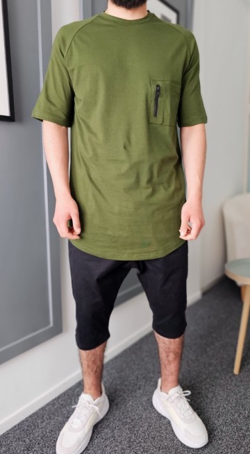 Lang t shirt technical groen van qawy 2