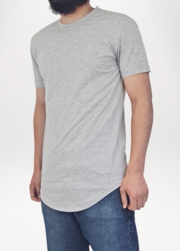 Lang t shirt van frilivin lichtgrijs 1