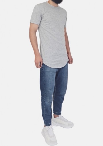 Lang t shirt van frilivin lichtgrijs 2