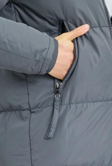 Lange parka winter grijs van frilivin5