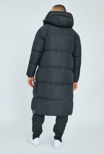 Lange parka winter zwart van frilivin 4