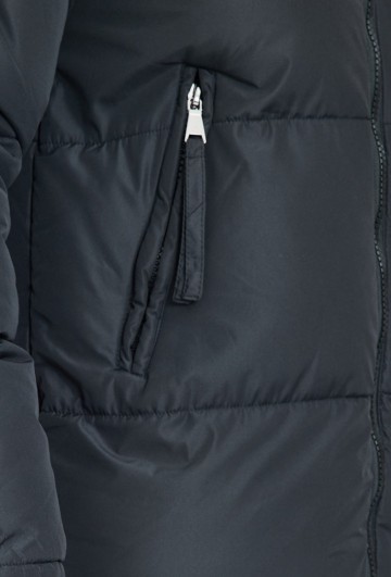 Lange parka winter zwart van frilivin 5