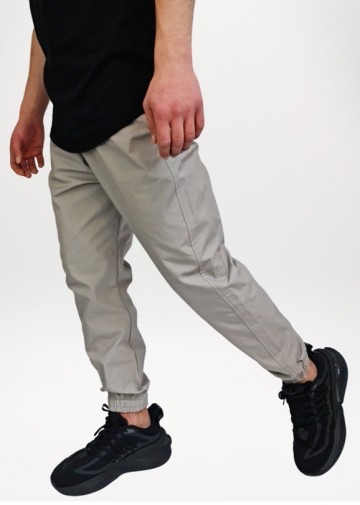 Lichtgrijze broek basic van al mirats