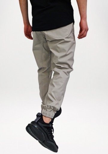 Lichtgrijze broek basic van al mirats 4