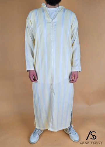 Marokkaanse djellaba marrakesh geel van rafiq 2