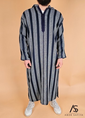 Marokkaanse djellaba marrakesh navywit van rafiq