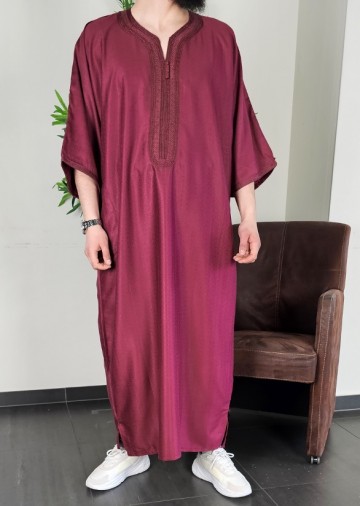 Marokkaanse kandora nador bordeaux van rafiq