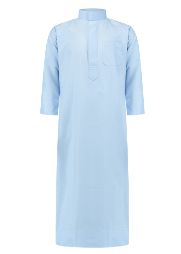 Qamis jongetjes lichtblauwfront