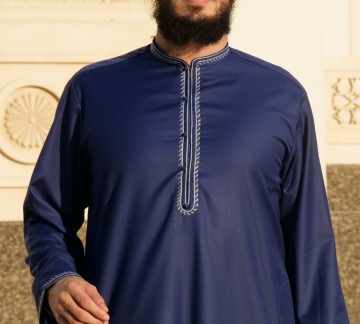 Qamis masaf navy   custom qamis  3