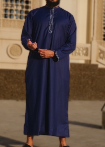 Qamis masaf navy   custom qamis