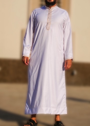 Qamis masaf wit   custom qamis