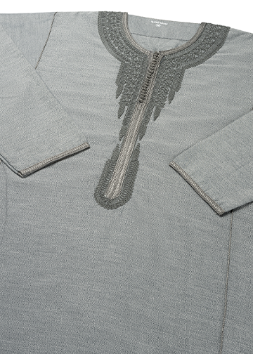 Marokkaanse Qamis Donkergrijs