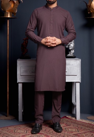 Salwar kameez classy pruim van bin rizwan 3