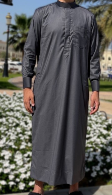 Saudi cashmere donkergrijs 2