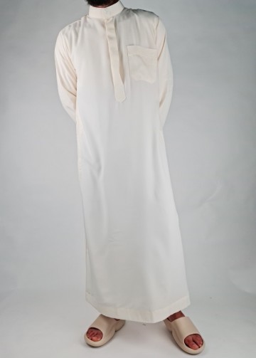 Saudi qamis riyadh creme