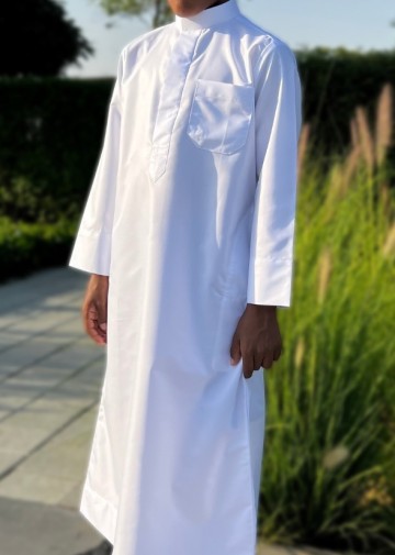 Saudi wit platinum kids   custom qamis