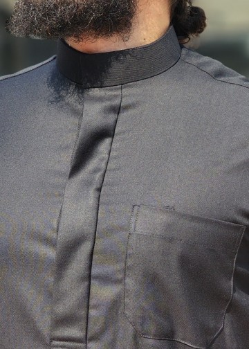 Saudi zwart van custom qamis 2