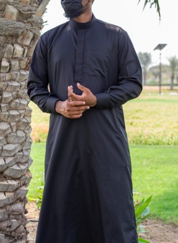Saudi Zwart van Custom Qamis