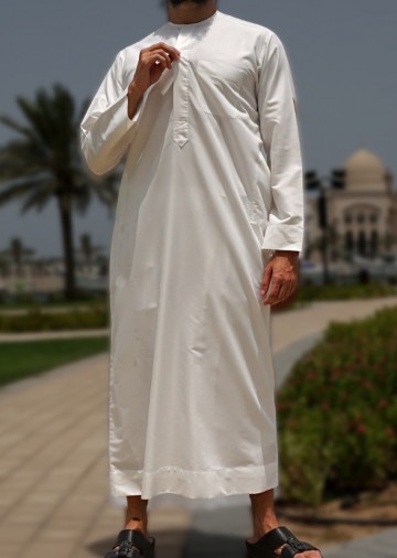 Platinum classic creme van custom qamis