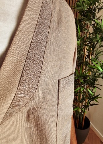 Kandora Saudi Comfort 19 Beige van Lshbon