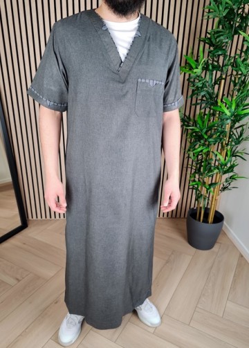 Kandora Saudi Comfort 27 Antraciet van Lshbon