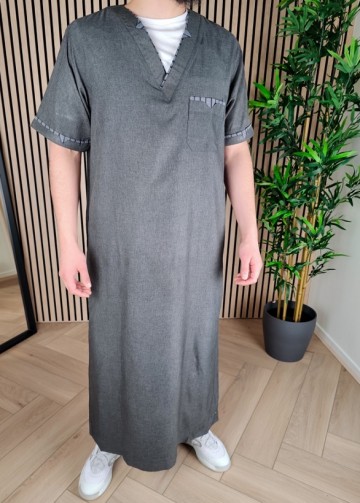 Kandora Saudi Comfort 27 Antraciet van Lshbon