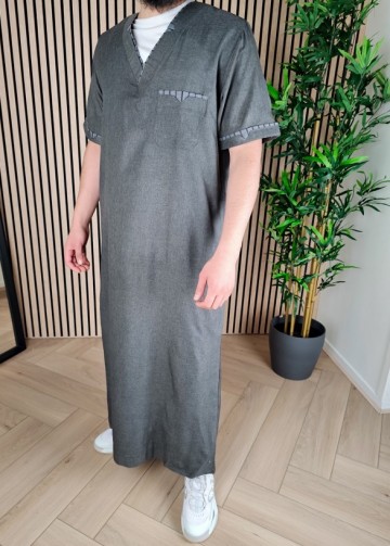 Kandora Saudi Comfort 27 Antraciet van Lshbon