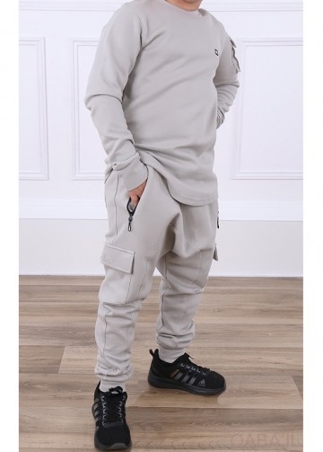 SchermafbeeldingaLichtgrijs Trainingspak Sniper voor Kids van Qaba'il (3-8 jaar) 2023 10 19 om 105705