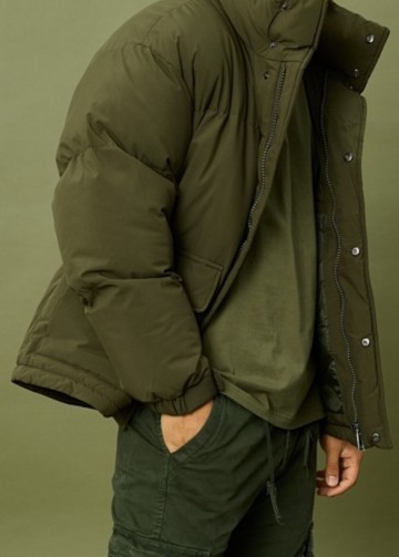 Groene Winterjas Puffer van Frilivin