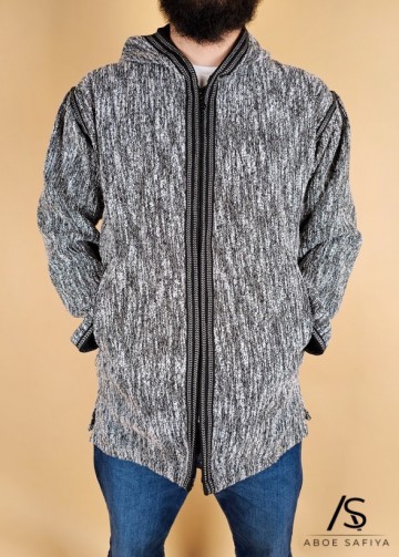 Marokkaanse Djellaba Jas Donkergrijs