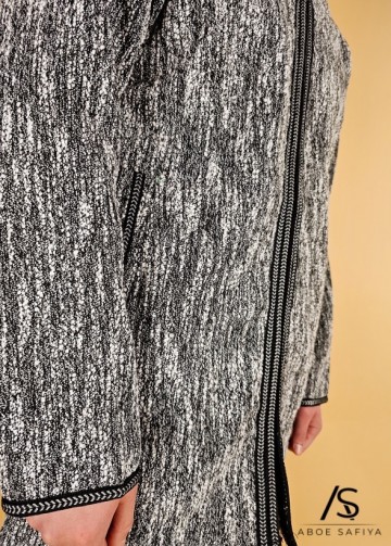 Marokkaanse Djellaba Jas Donkergrijs