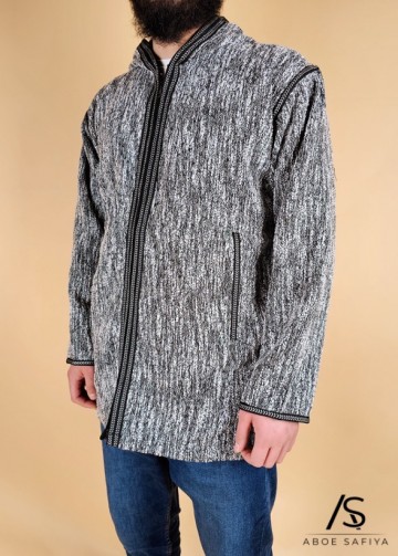 Marokkaanse Djellaba Jas Donkergrijs